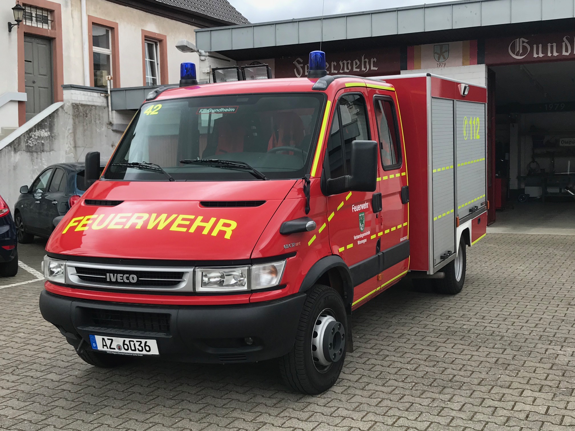 Gundheimer Feuerwehrauto im neuen Design – Gundheim